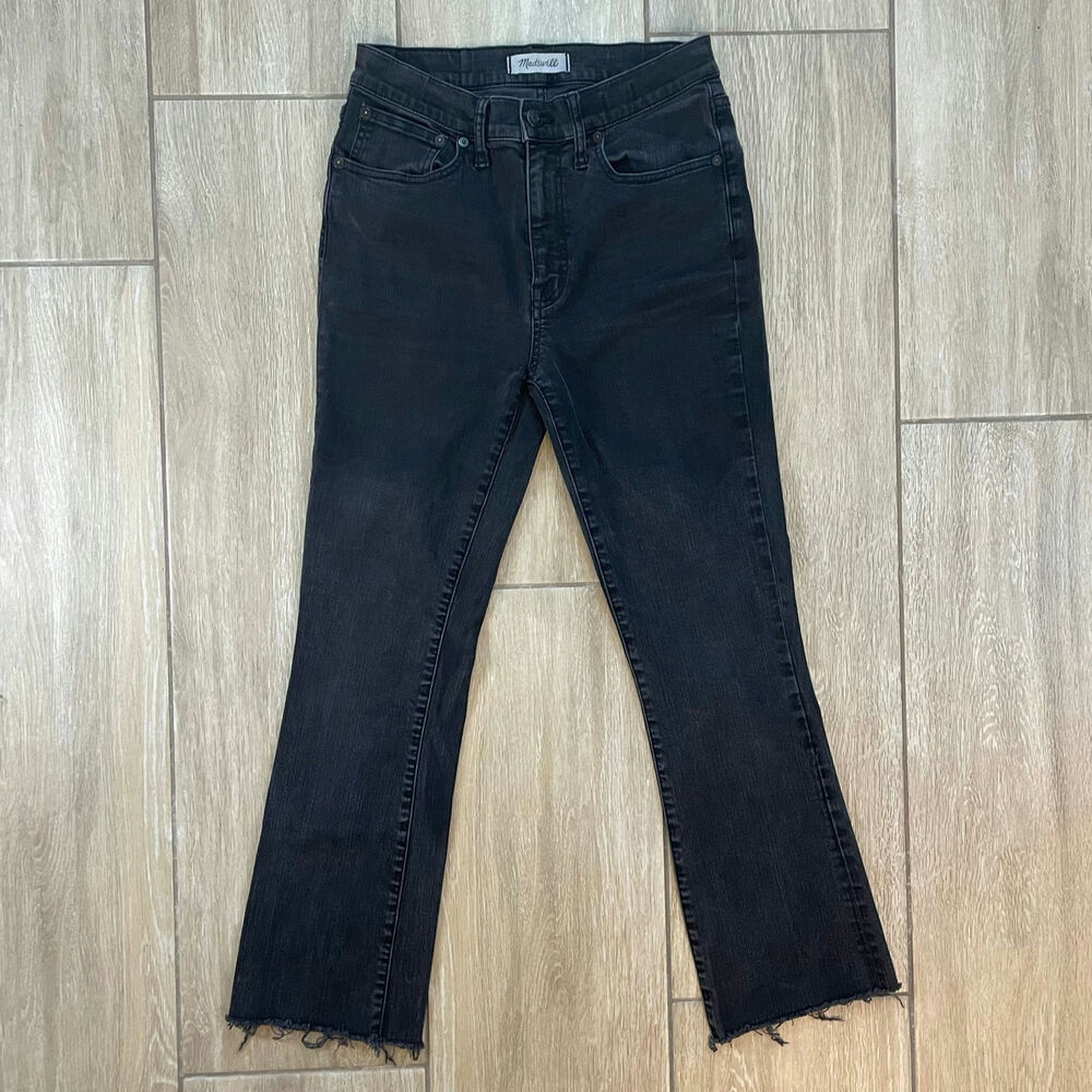 Madewell Women's Cali Demi- Boot Jeans - Black